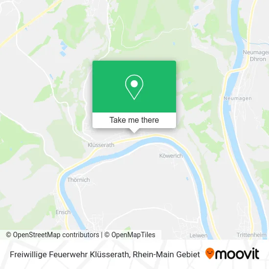 Карта Freiwillige Feuerwehr Klüsserath