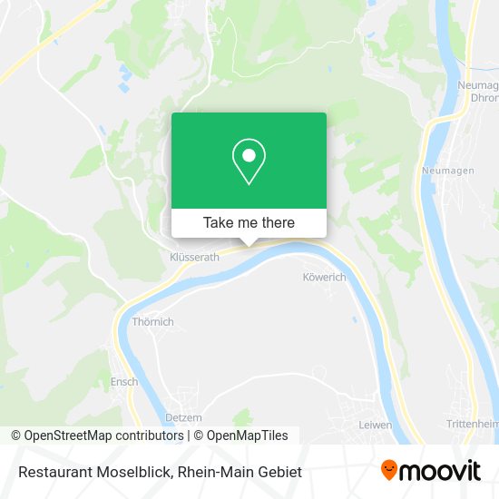 Карта Restaurant Moselblick