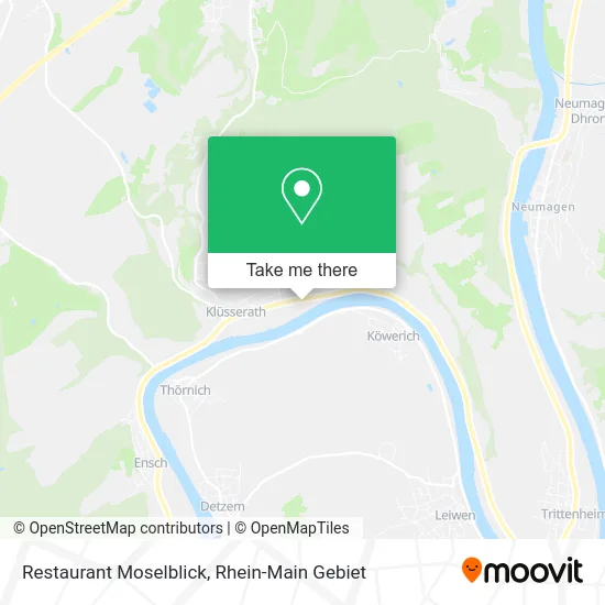 Карта Restaurant Moselblick
