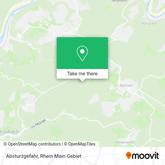 Карта Absturzgefahr