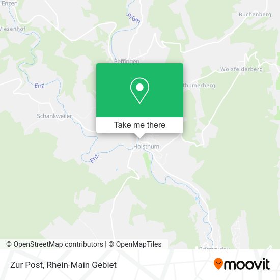 Карта Zur Post
