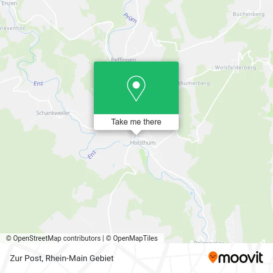 Карта Zur Post