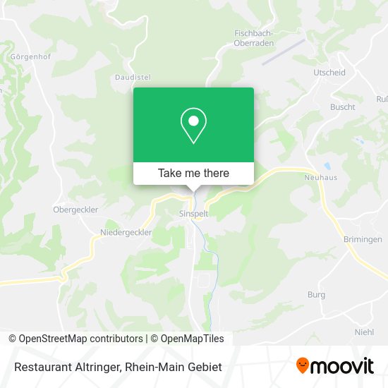 Карта Restaurant Altringer