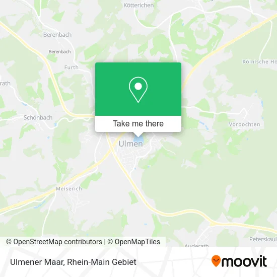 Карта Ulmener Maar