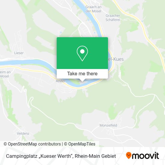 Карта Campingplatz „Kueser Werth“