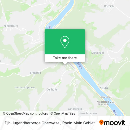 Карта Djh Jugendherberge Oberwesel