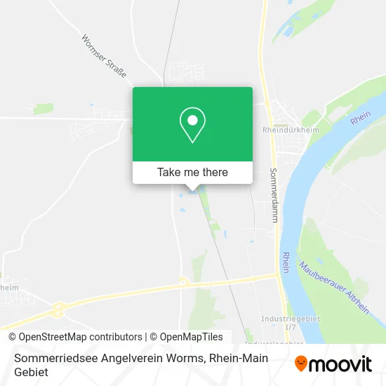 Карта Sommerriedsee Angelverein Worms