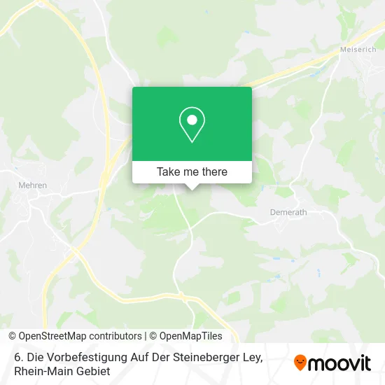 Карта 6. Die Vorbefestigung Auf Der Steineberger Ley