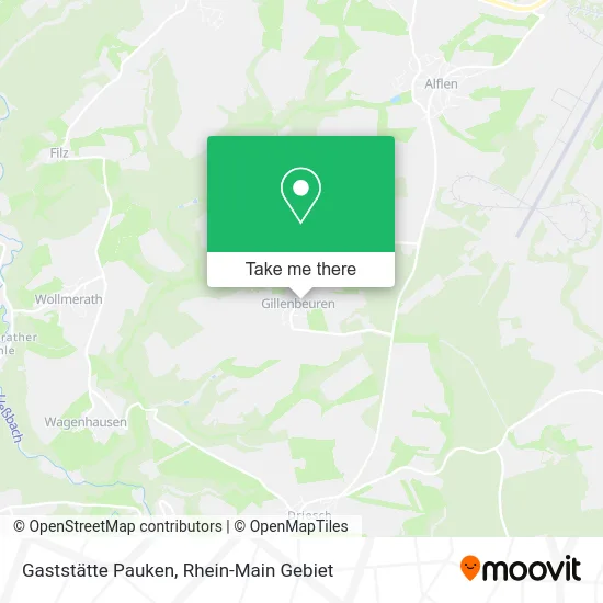 Карта Gaststätte Pauken