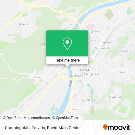 Карта Campingplatz Treviris