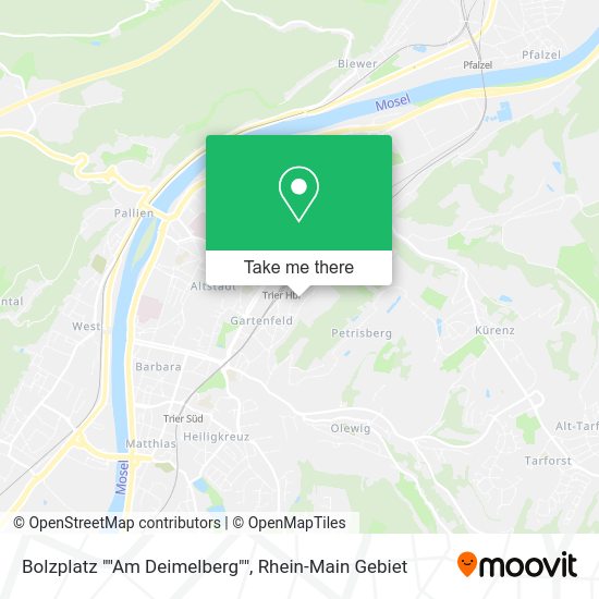 Карта Bolzplatz ""Am Deimelberg""