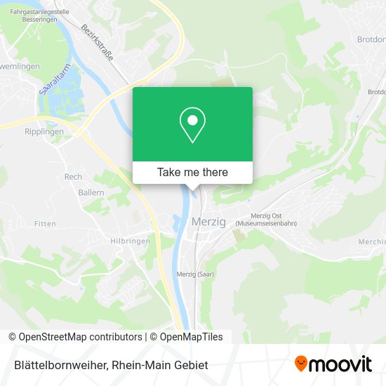 Карта Blättelbornweiher