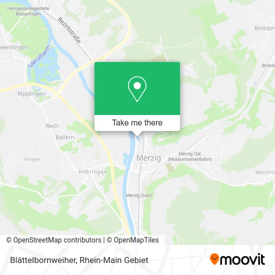 Карта Blättelbornweiher