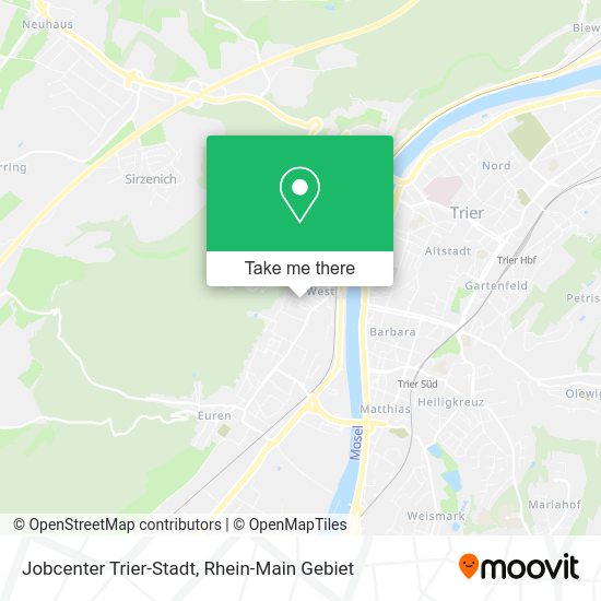 Карта Jobcenter Trier-Stadt