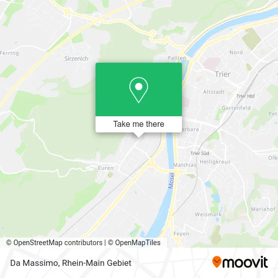 Карта Da Massimo