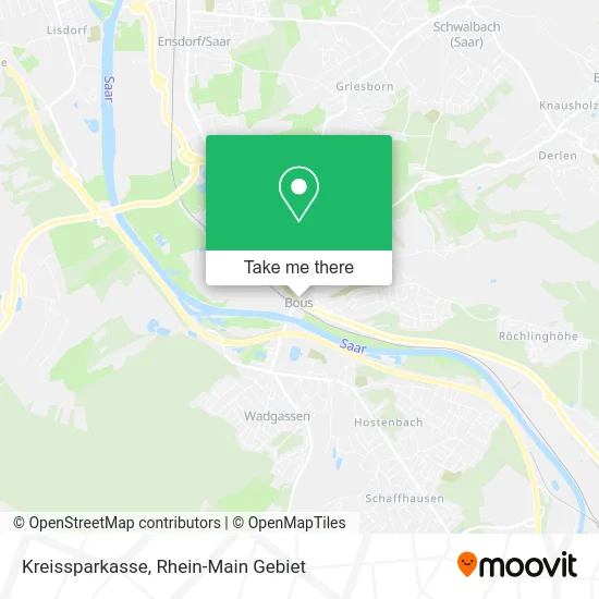 Карта Kreissparkasse