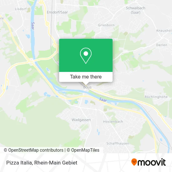 Карта Pizza Italia
