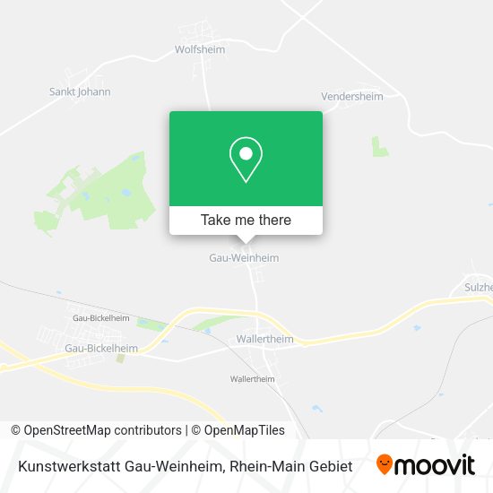 Карта Kunstwerkstatt Gau-Weinheim