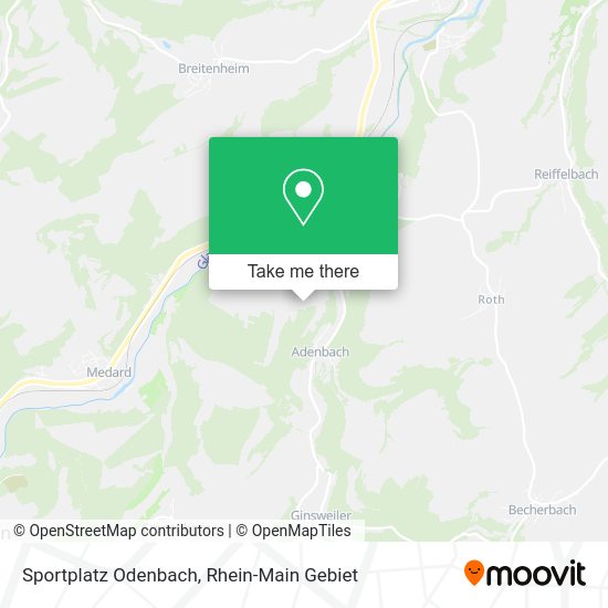 Карта Sportplatz Odenbach