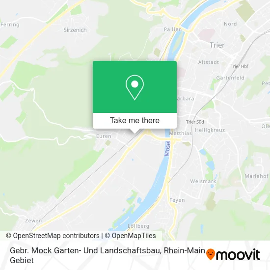 Карта Gebr. Mock Garten- Und Landschaftsbau