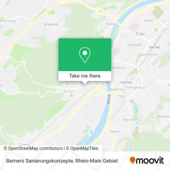 Карта Berners Sanierungskonzepte