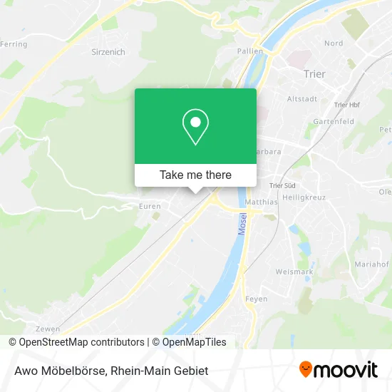 Карта Awo Möbelbörse