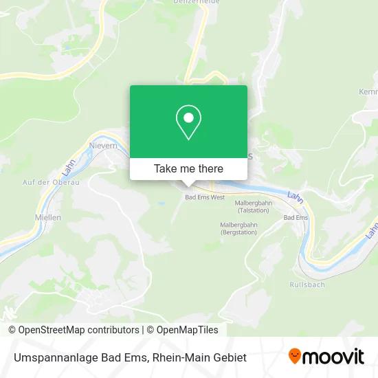 Карта Umspannanlage Bad Ems