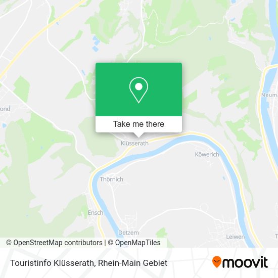 Карта Touristinfo Klüsserath