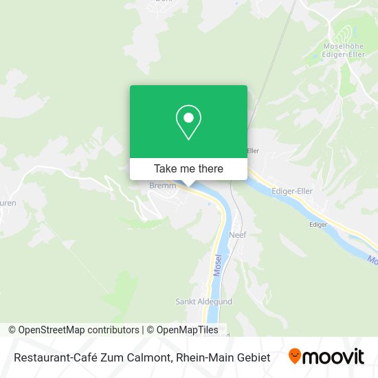 Карта Restaurant-Café Zum Calmont