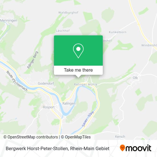 Карта Bergwerk Horst-Peter-Stollen