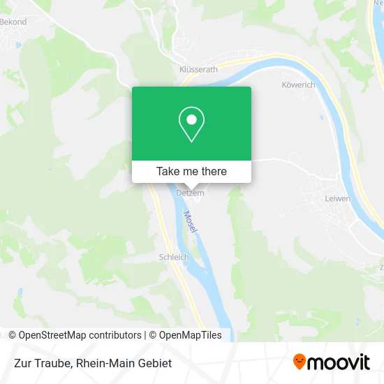 Карта Zur Traube