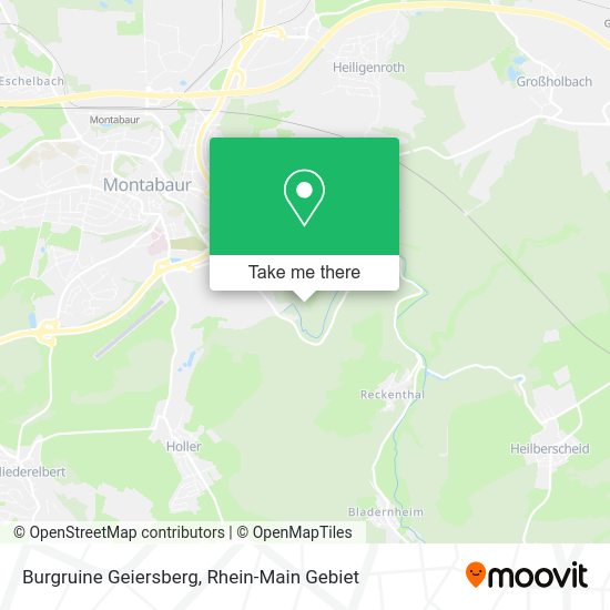 Карта Burgruine Geiersberg
