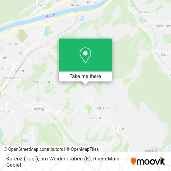 Карта Kürenz (Trier), am Weidengraben (E)