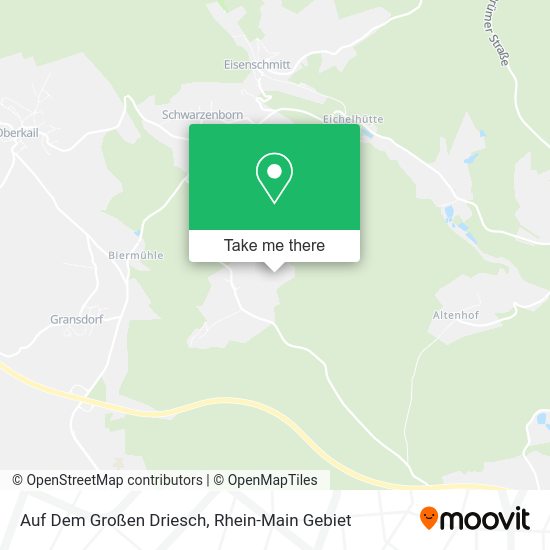 Карта Auf Dem Großen Driesch