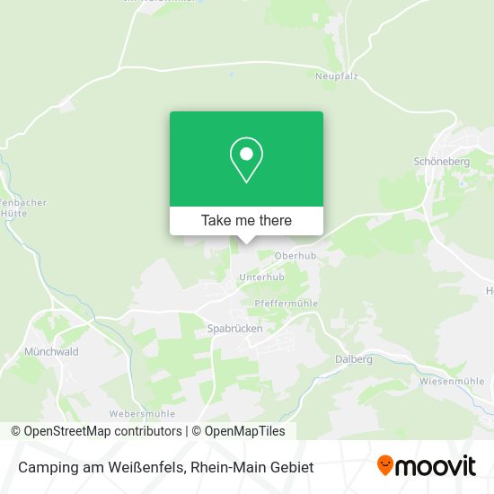 Карта Camping am Weißenfels