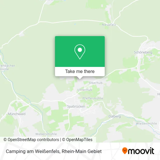 Карта Camping am Weißenfels