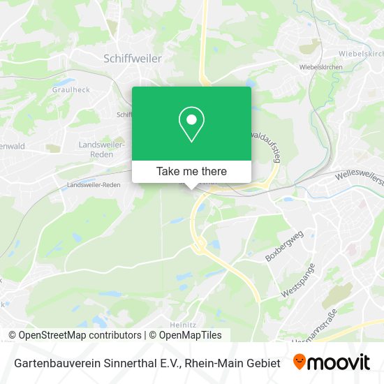 Карта Gartenbauverein Sinnerthal E.V.