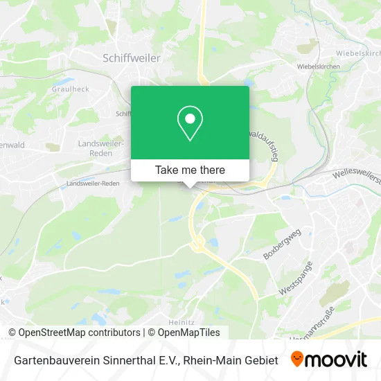 Карта Gartenbauverein Sinnerthal E.V.