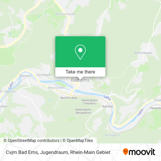 Карта Cvjm Bad Ems, Jugendraum