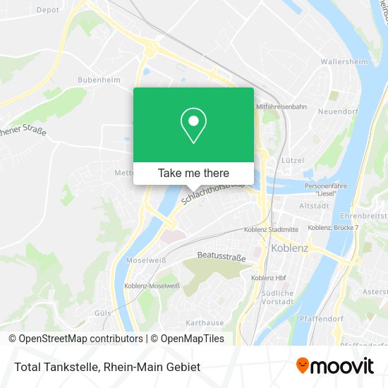 Карта Total Tankstelle