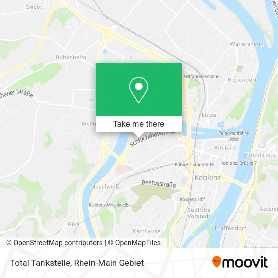 Карта Total Tankstelle