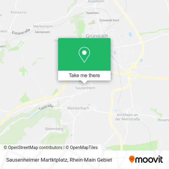 Карта Sausenheimer Martktplatz