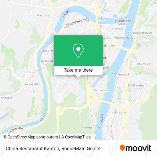 Карта China Restaurant Kanton