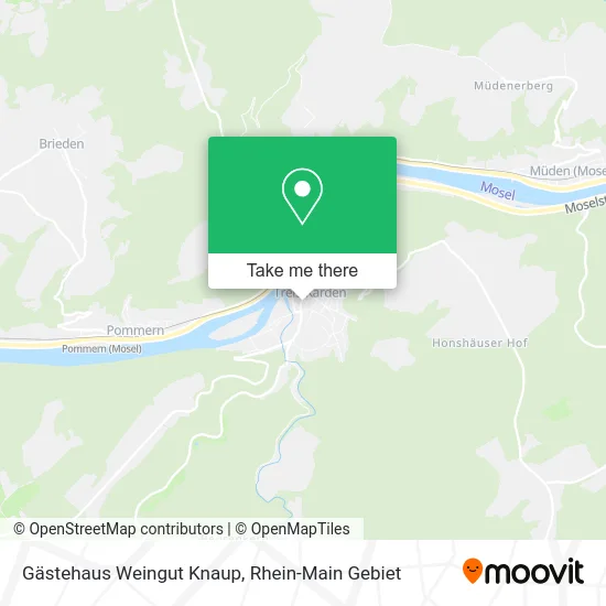 Карта Gästehaus Weingut Knaup