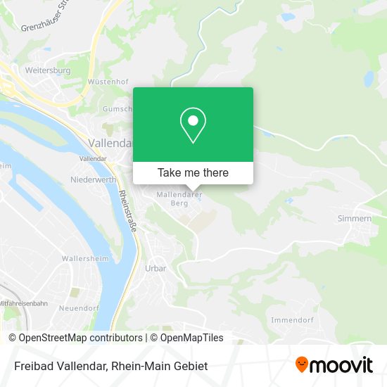 Карта Freibad Vallendar