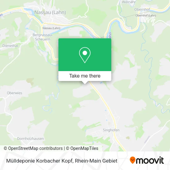 Карта Mülldeponie Korbacher Kopf