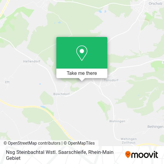 Карта Nsg Steinbachtal Wstl. Saarschleife