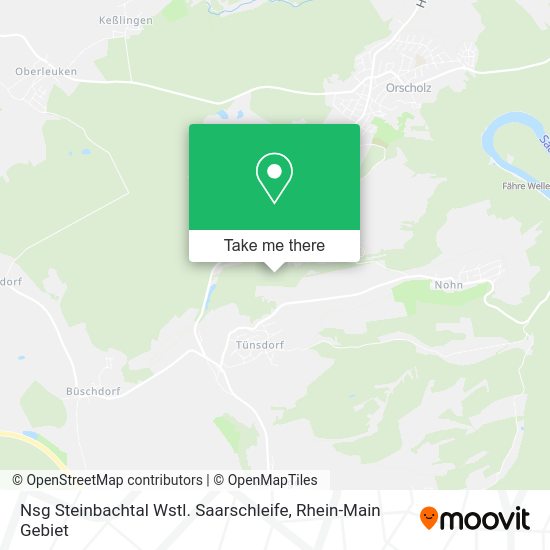 Карта Nsg Steinbachtal Wstl. Saarschleife