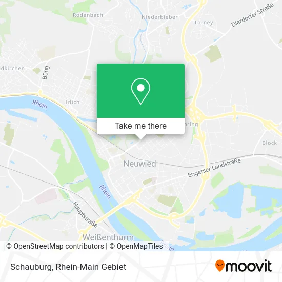 Schauburg map