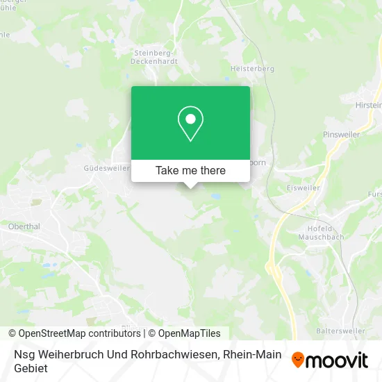 Карта Nsg Weiherbruch Und Rohrbachwiesen